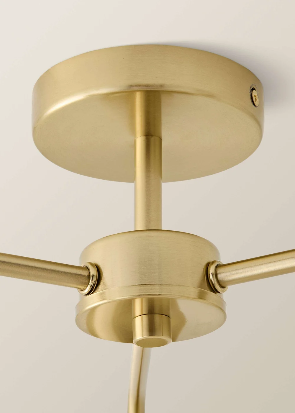 ValueLights Maddison Brushed Gold Multi Arm Ceiling Light - One Size Image 6