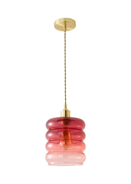ValueLights Giselle Berry Stacked Brushed Gold Ceiling Light - One Size Image 5