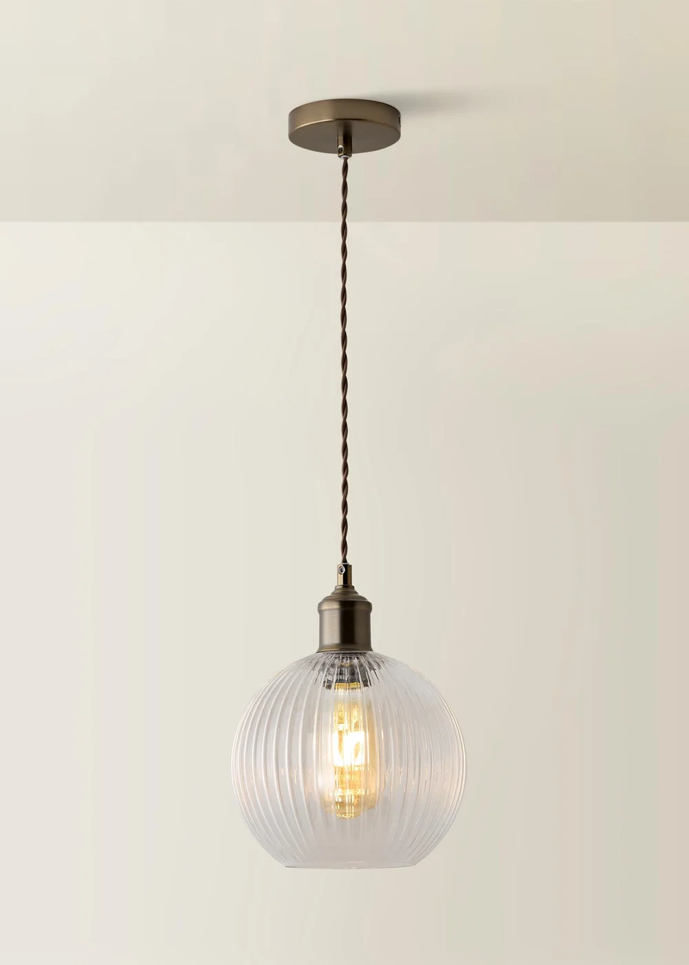 ValueLights Maddison Brushed Brass Ceiling Light - One Size Image 3