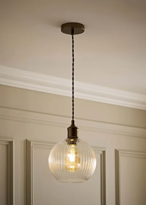 ValueLights Maddison Brushed Brass Ceiling Light - One Size Image 1