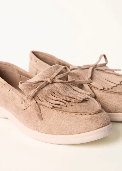 Blue Vanilla Stone Tassel Detail Loafers - 6 Image 4