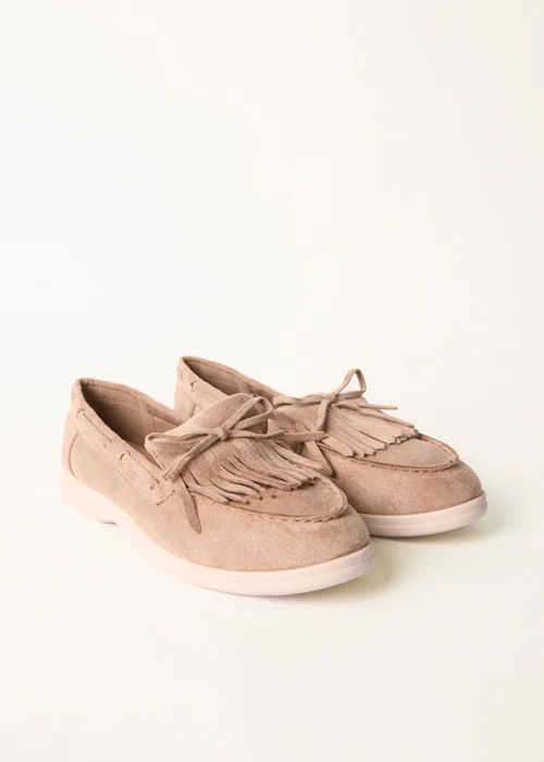 Blue Vanilla Stone Tassel Detail Loafers - 6 Image 1