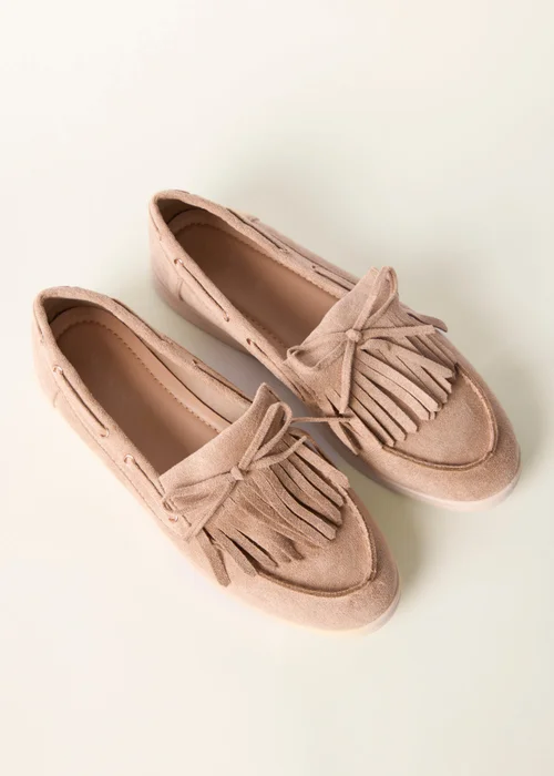 Blue Vanilla Stone Tassel Detail Loafers - 6 Image 3