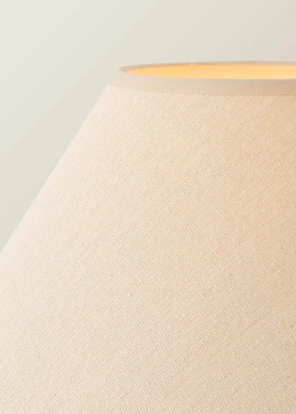 ValueLights Bobble Walnut Floor Lamp with Natural Trim Scallop Shade - One Size Image 3