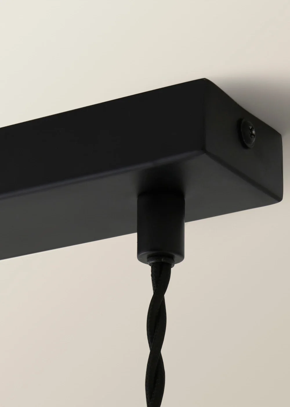 ValueLights Delora Matte Black Ribbed Glass 3 Drop Diner Ceiling Light - One Size Image 3