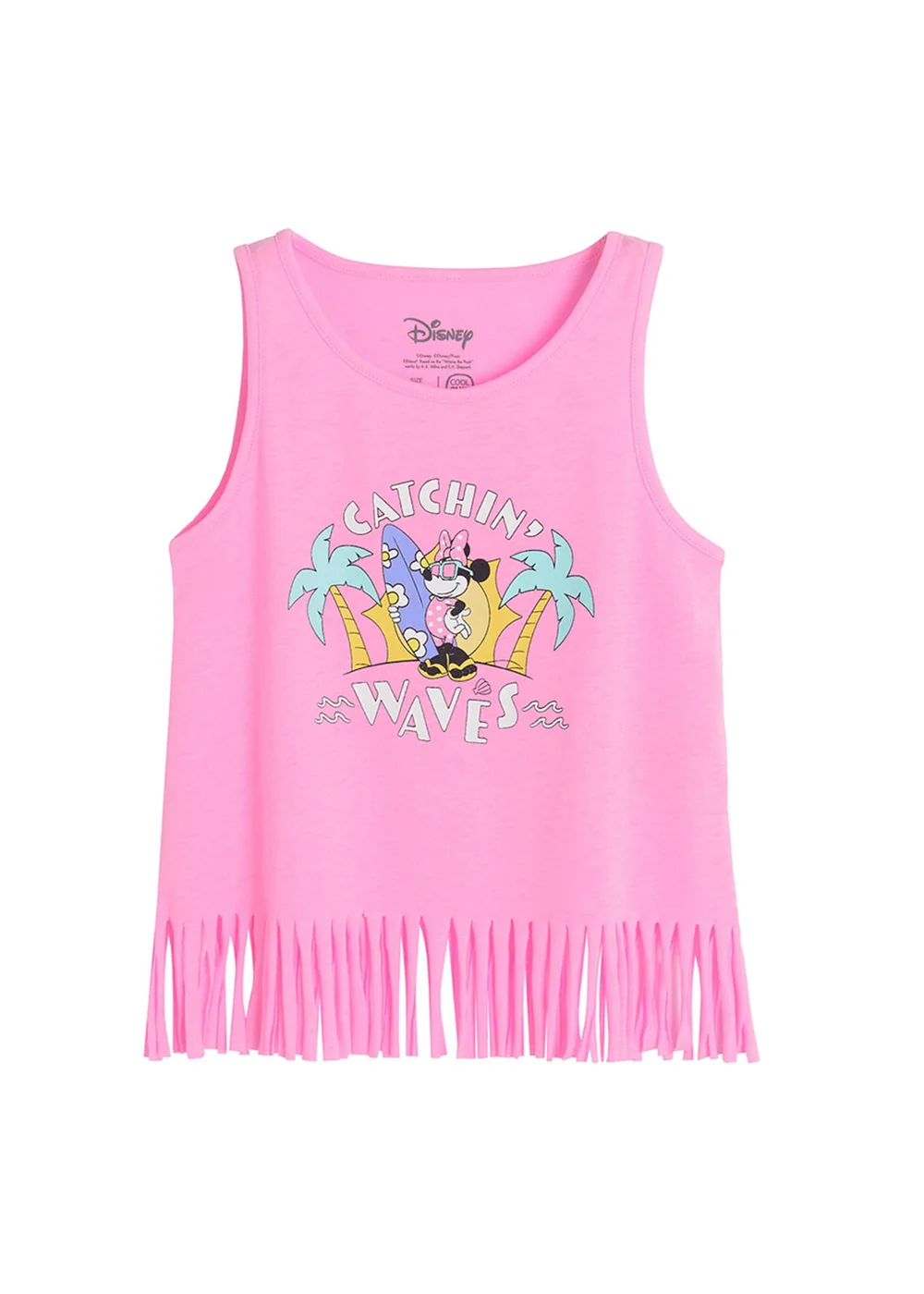 Cool Club Pink Catching Waves Minnie Graphic T-Shirt (3-8 yrs) - 3 Yrs Image 1