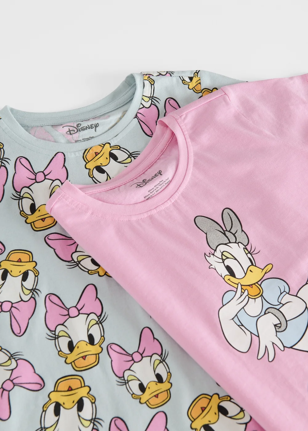Cool Club Pink 2-Pack Short Sleeve Daisy Duck Character T-Shirts (3-8 yrs) - 3 Yrs Image 2