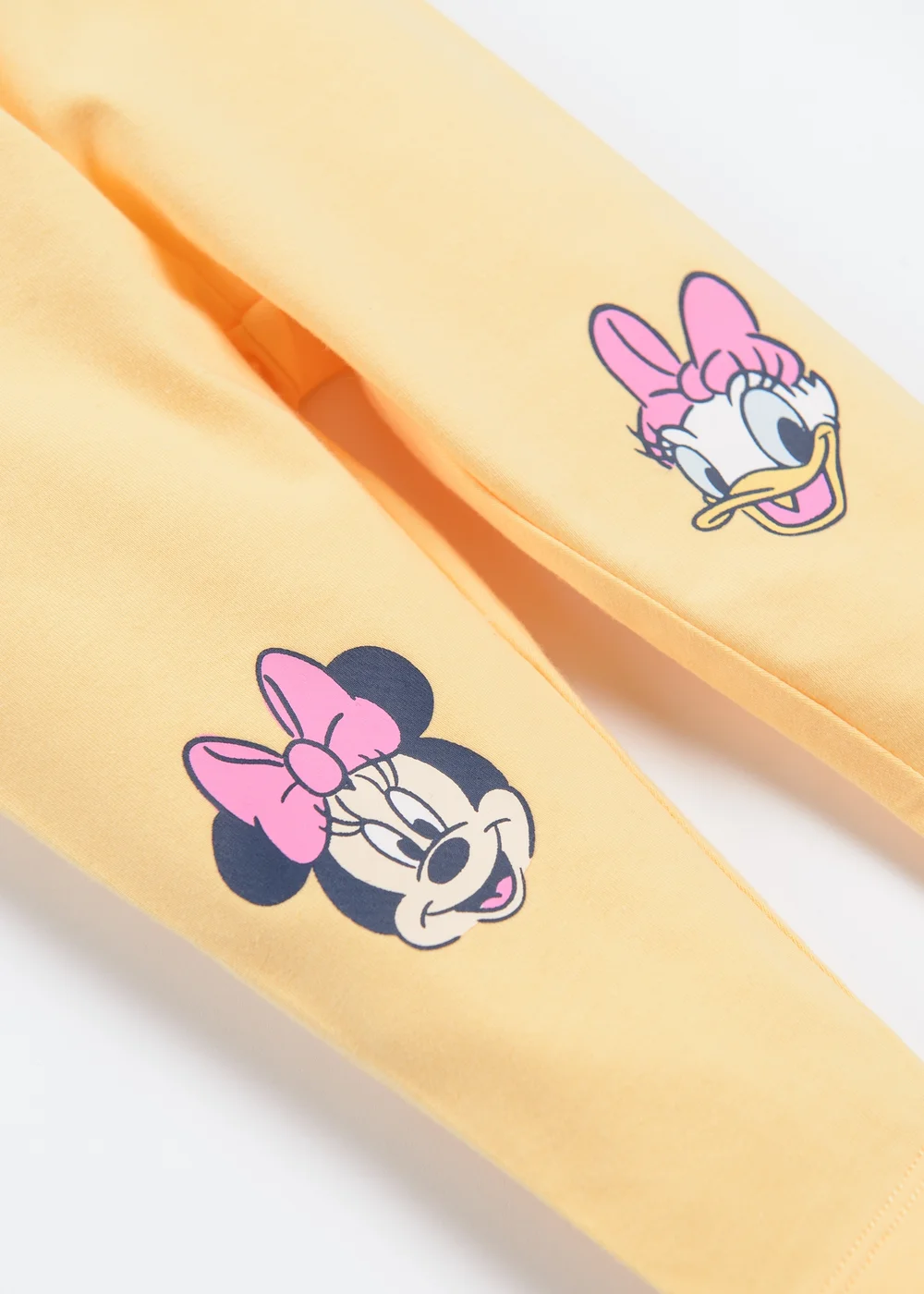 Cool Club Yellow Minnie Mouse & Daisy Duck Knee Leggings (2-48 mnths) - 3-6 months Image 3