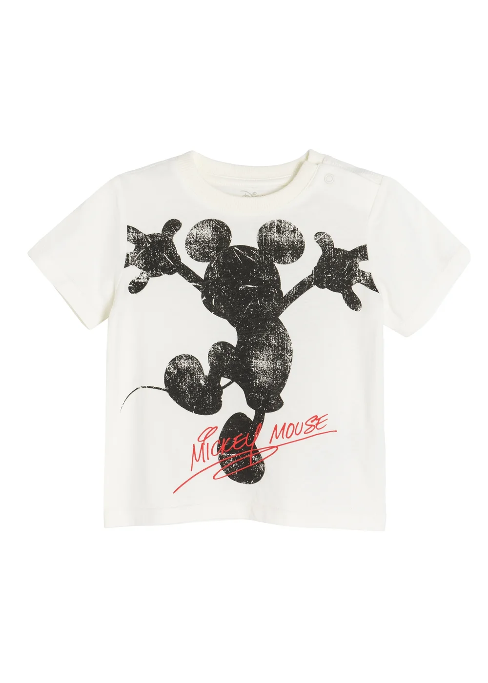 Cool Club Cream Mickey Mouse Short Sleeve Graphic T-Shirt (3-24 mnths) - 1-1.5 Yrs Image 1