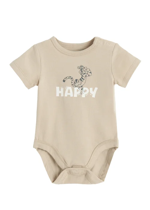 Cool Club Beige 2-Pack Disney Character Short Sleeve Bodysuits (2-24 mnths) - 1-1.5 Yrs Image 2