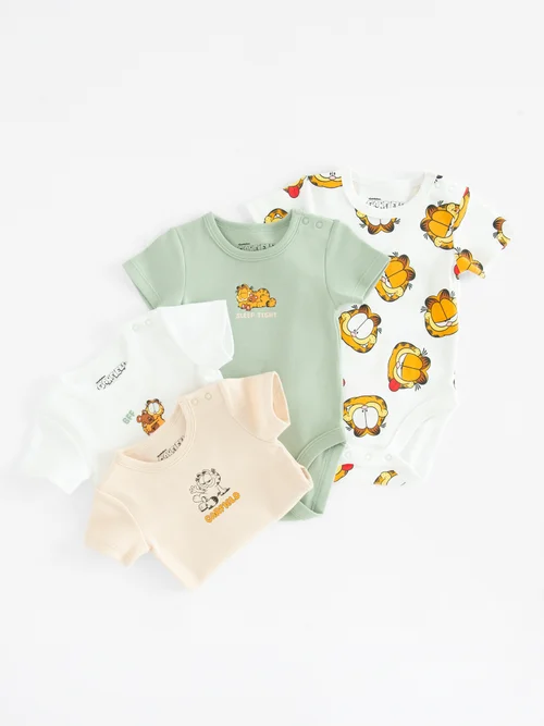 Cool Club Mint 4-Pack Character Short Sleeve Bodysuits (2-36 mnths) - 2 Yrs Image 1