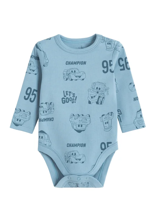 Cool Club Blue 3-Pack Disney Character Long Sleeve Bodysuits (2-36 mnths) - 2 Yrs Image 5
