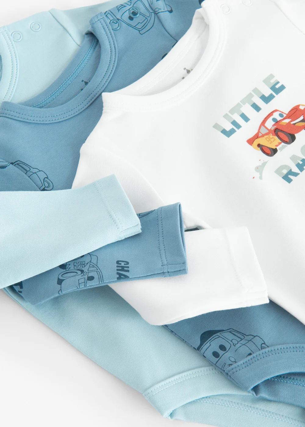 Cool Club Blue 3-Pack Disney Character Long Sleeve Bodysuits (2-36 mnths) - 2 Yrs Image 3