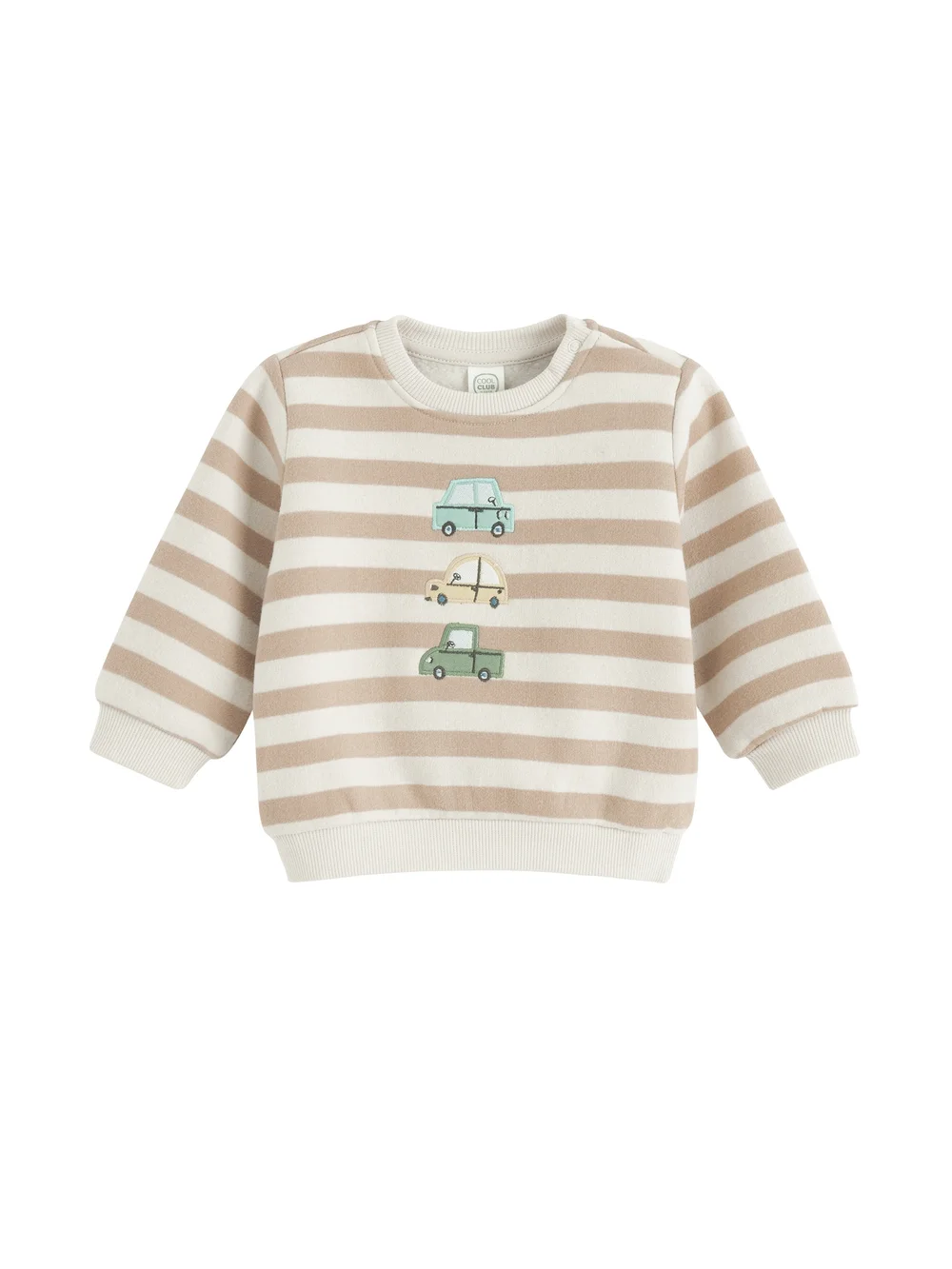 Cool Club green Striped Sweatshirt and Joggers Set (3-36 mnths) - 3 Yrs Image 4