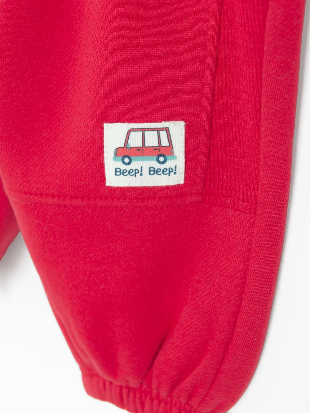 Cool Club Red Panelled Wide Leg Jogging Pants (2-18 mnths) - 9-12 months Image 3