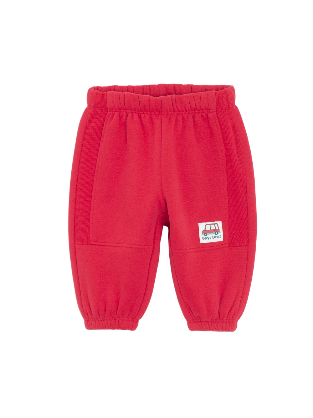 Cool Club Red Panelled Wide Leg Jogging Pants (2-18 mnths) - 9-12 months Image 1