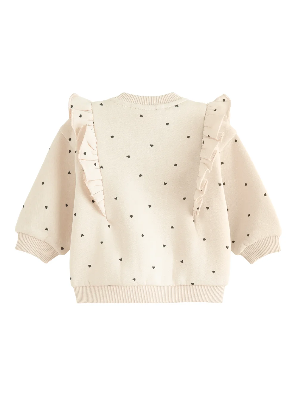 Cool Club Beige Polka Dot Zip-Up Sweatshirt (2-18 mnths) - 2-3 Months Image 3