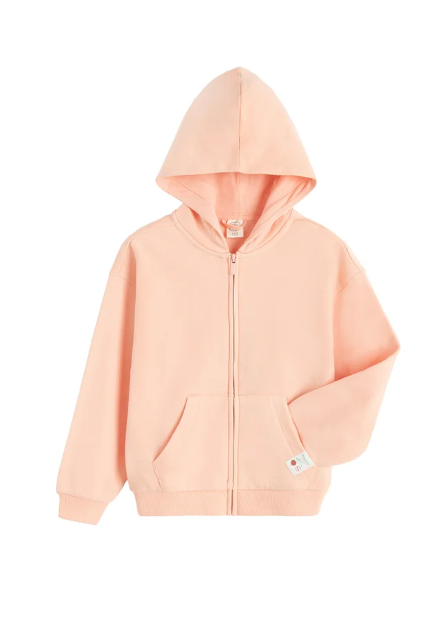 Cool Club Orange Zip-Up Cherry Hoodie (2-8 yrs)
