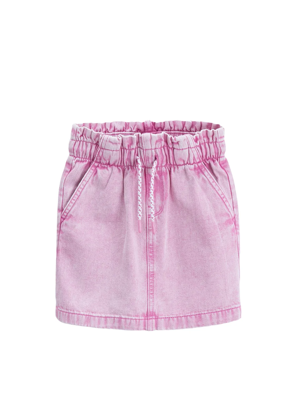 Cool Club Pink Garment-Washed Denim Mini Skirt (3-8 yrs) - 8 Yrs Image 1
