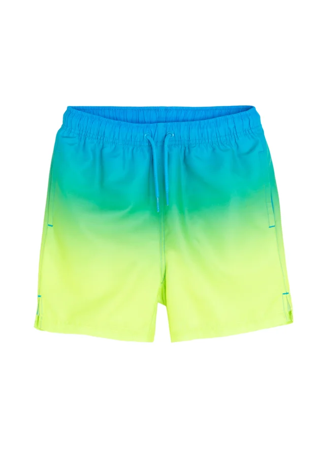 Cool Club Blue Gradient Drawstring Waist Swim Shorts (2-9 yrs)