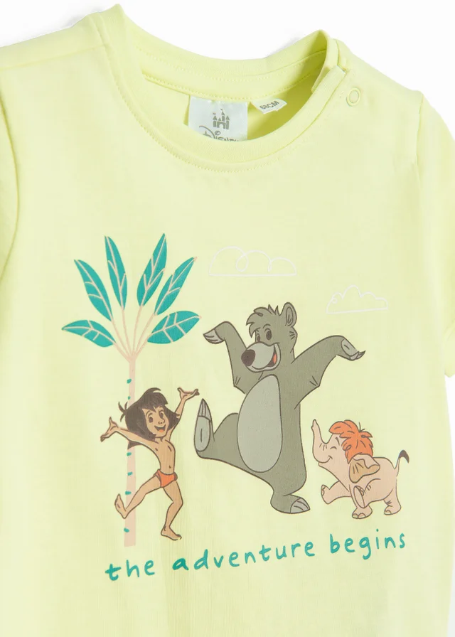 Cool Club Yellow The Jungle Book Character Short Sleeve T-Shirt (3-24 mnths)