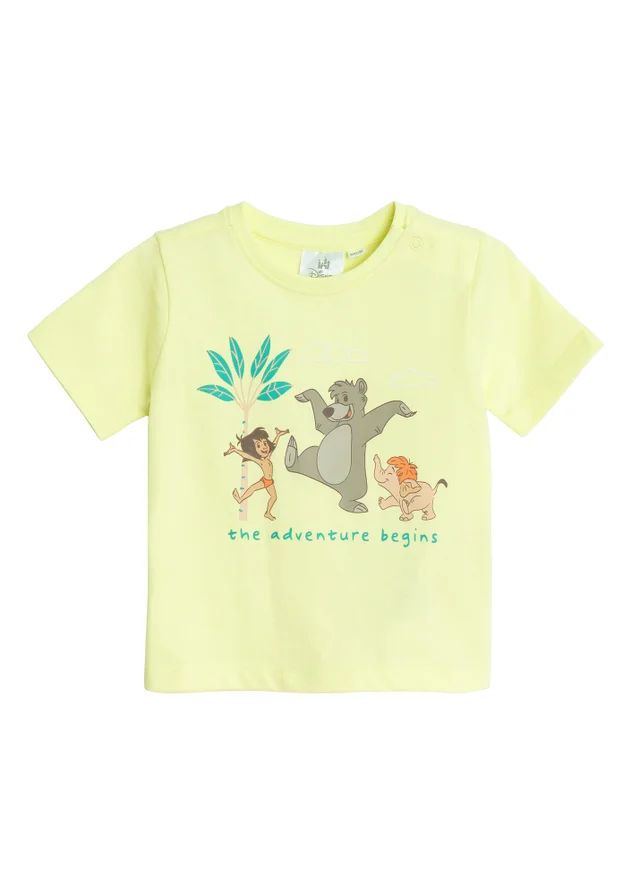 Cool Club Yellow The Jungle Book Character Short Sleeve T-Shirt (3-24 mnths)
