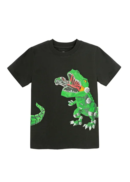 Cool Club Black Hot Wheels Short Sleeve 2-Pack Printed T-Shirts (2-8 yrs) - 5 Yrs Image 4