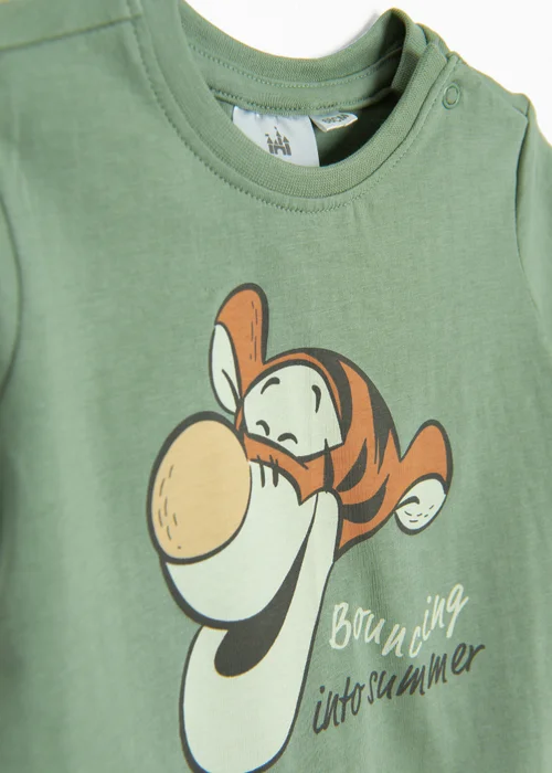 Cool Club Green Tigger Short Sleeve Graphic T-Shirt (3-24 mnths) - 3-6 months Image 2