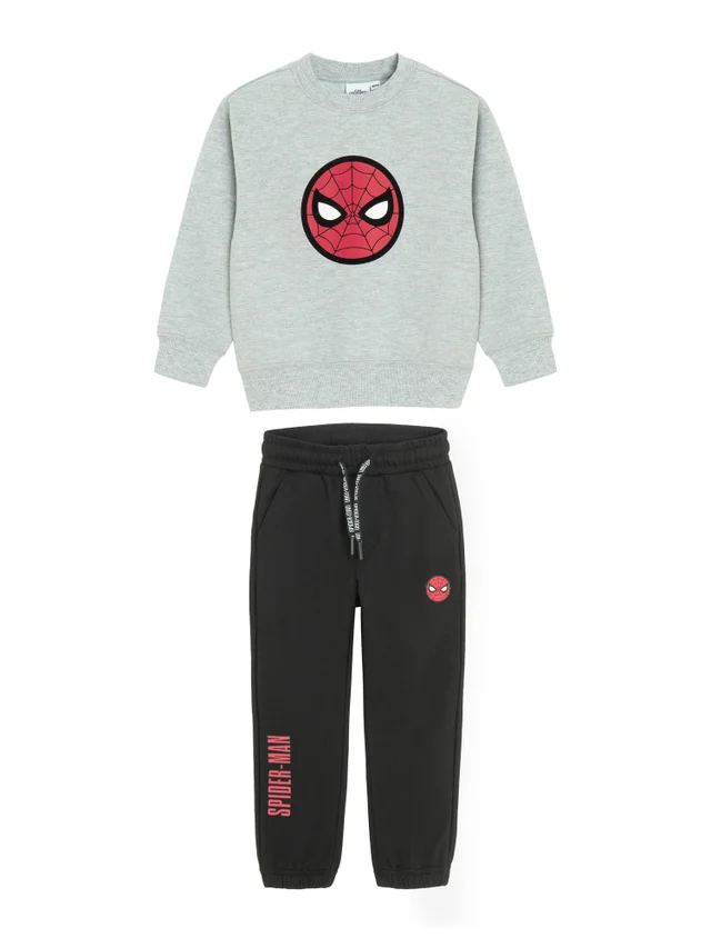 Cool Club Grey Spider-Man Sweatshirt and Joggers Set (2-9 yrs)