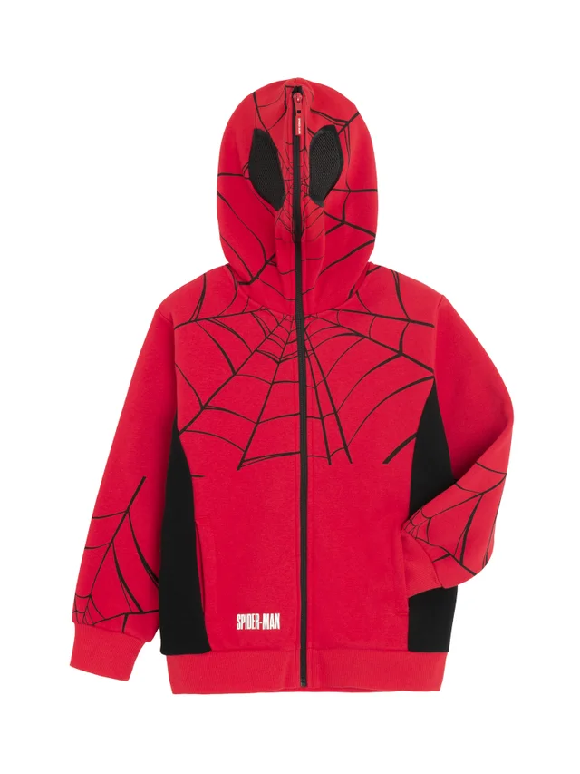 Cool Club Red Spider-Man Zip-Up Hoodie (2-9 yrs)