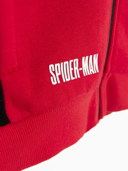 Cool Club Red Spider-Man Zip-Up Hoodie (2-9 yrs) - 2 Yrs Image 3