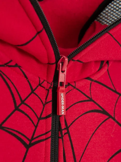 Cool Club Red Spider-Man Zip-Up Hoodie (2-9 yrs) - 2 Yrs Image 5
