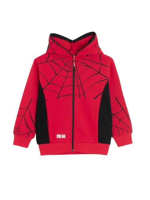 Cool Club Red Spider-Man Zip-Up Hoodie (2-9 yrs) - 2 Yrs Image 4