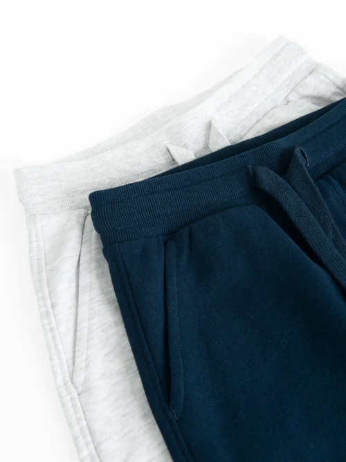 Cool Club Navy 2-Pack Basic Drawstring Waist Joggers (3-8 yrs) - 8 Yrs Image 2