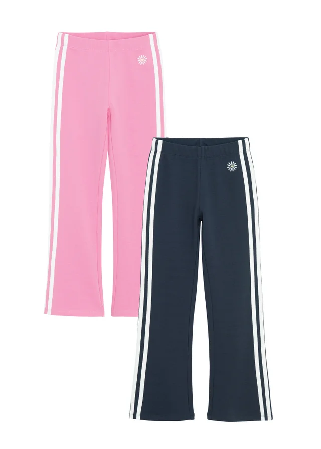 Cool Club Navy 2-Pack Flared Leggings (3-8 yrs)