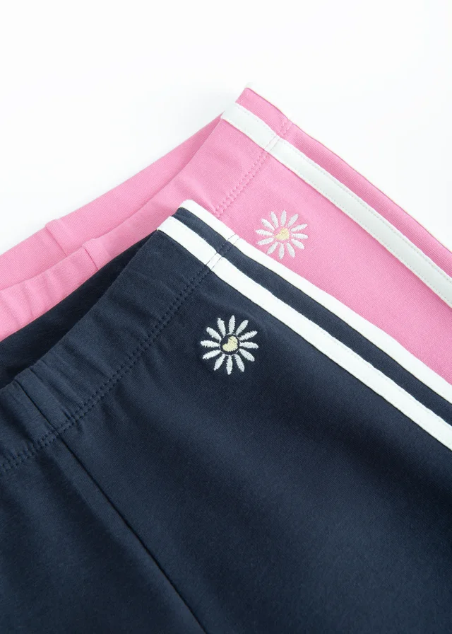 Cool Club Navy 2-Pack Flared Leggings (3-8 yrs)
