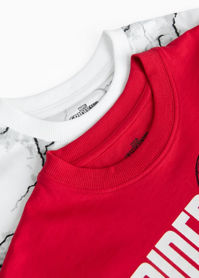 Cool Club Red 2-Pack Spider-Man Long-Sleeved Tees (2-9 yrs)