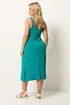 Yours Curve Teal Midi Dress - 22-24 Image 3