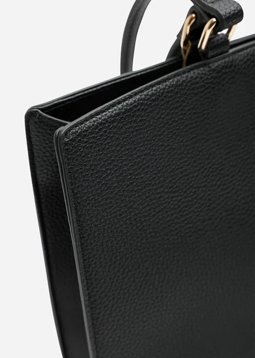 Where's That From Black Mariella Faux Leather Tote Bag - One Size Image 3