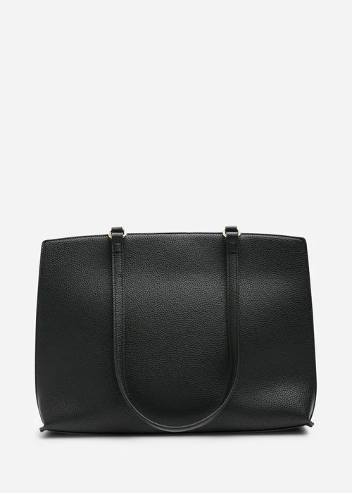 Where's That From Black Mariella Faux Leather Tote Bag - One Size Image 5