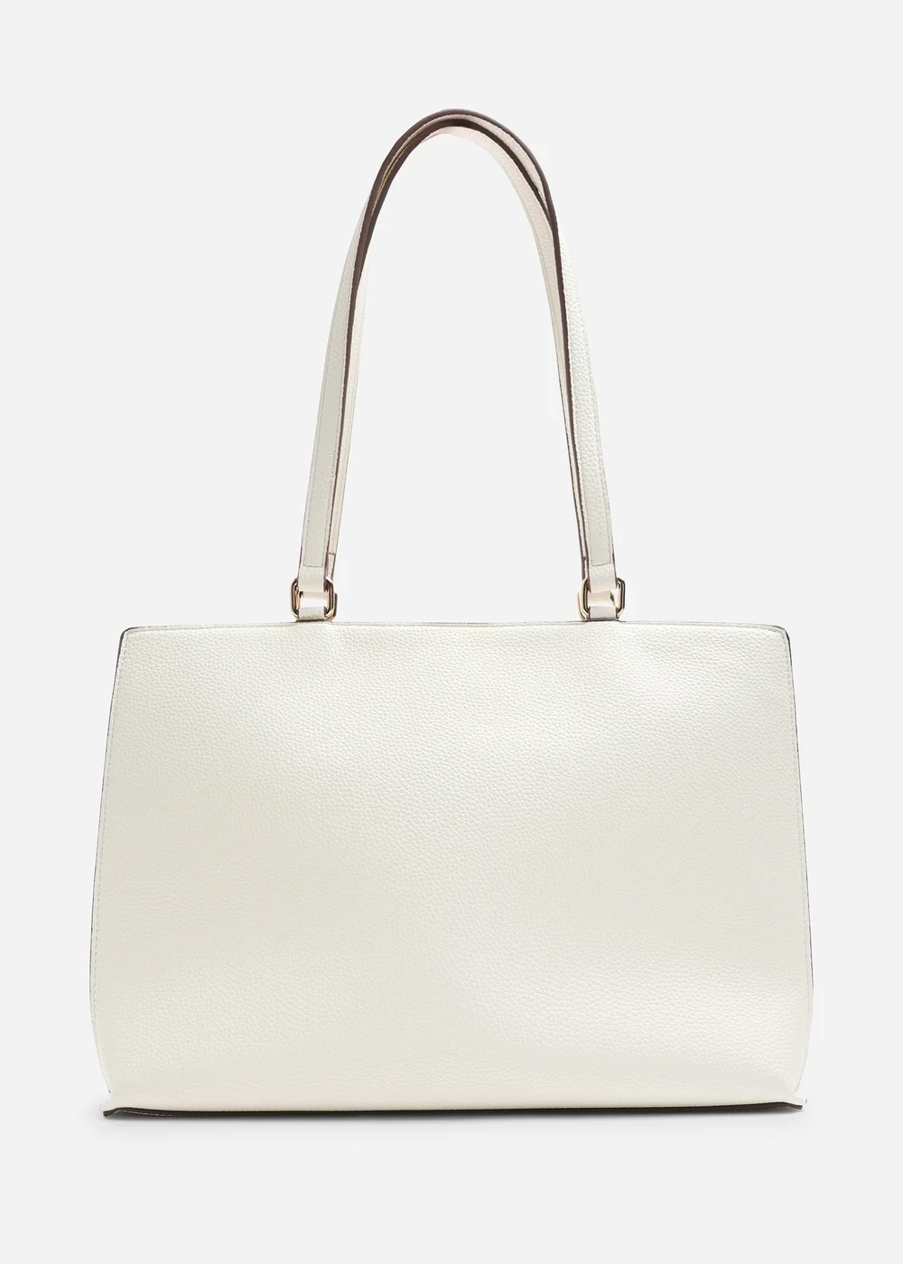 Where's That From Cream Mariella Faux Leather Tote Bag - One Size Image 1