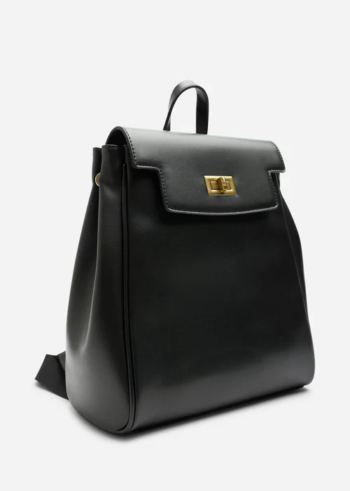 Where's That From Black Yusra Raffia Shoulder Bag With Contrast Front Pocket - One Size Image 3