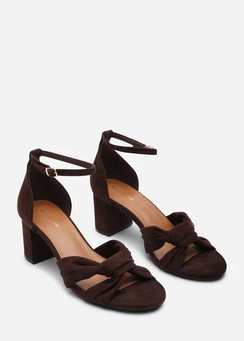 Where's That From Brown Avelia Strappy Block Heel Sandal - 3 Image 4