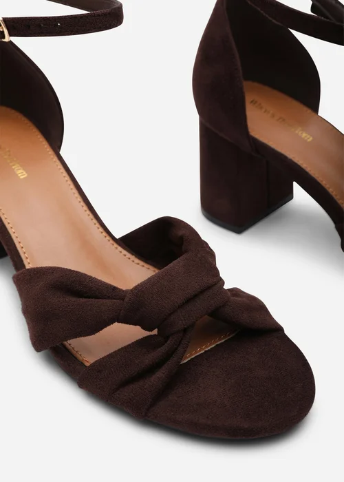 Where's That From Brown Avelia Strappy Block Heel Sandal - 3 Image 5