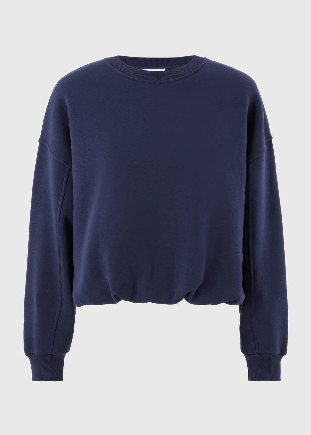 Navy Bubble Hem Sweatshirt - XL Image 2
