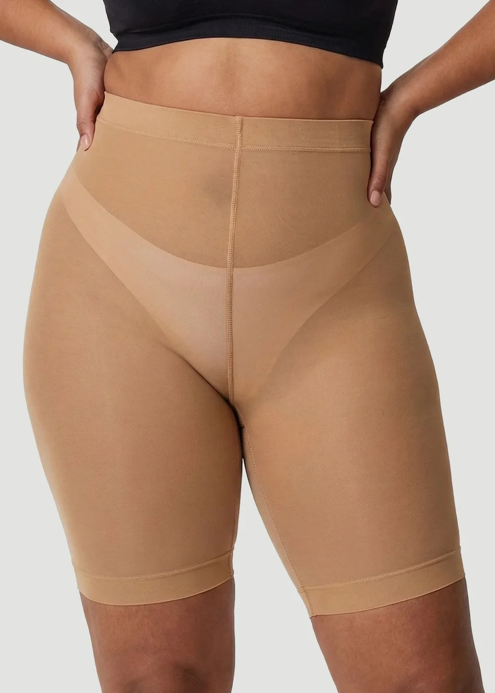 Conturve Beige Anti-ChubRub Cooling Shorts - 3XL Image 1