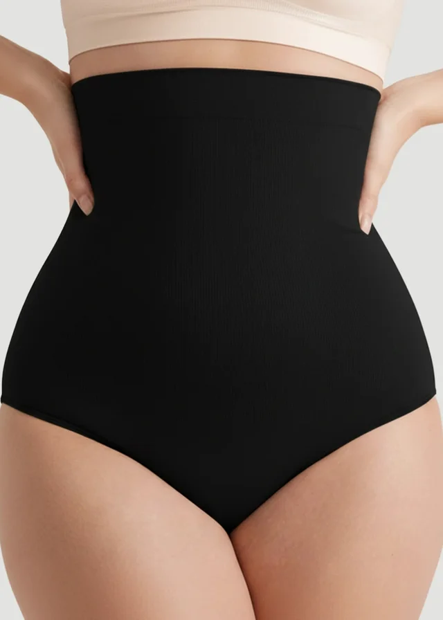 Conturve Black High Waisted Shaping Panty
