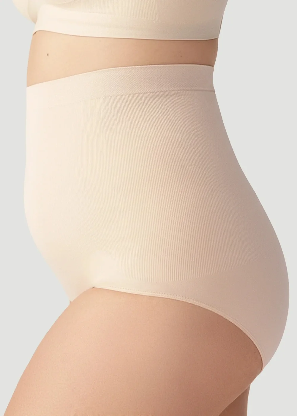 Public Desire Beige High Waisted Shaping Panty - XL-2XL Image 2