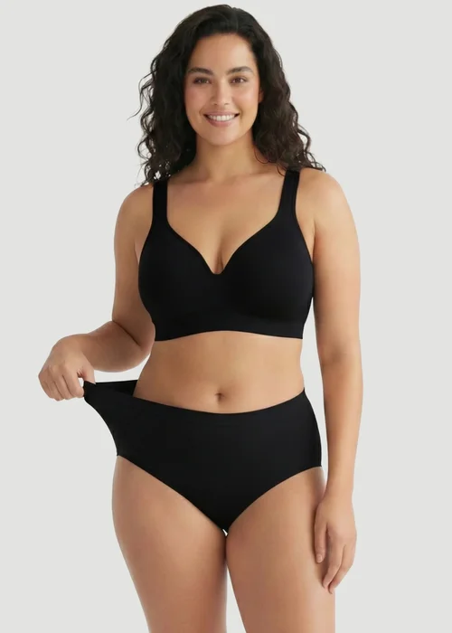 Conturve Black Period & Leakproof Bikini Underwear - 4XL Image 1