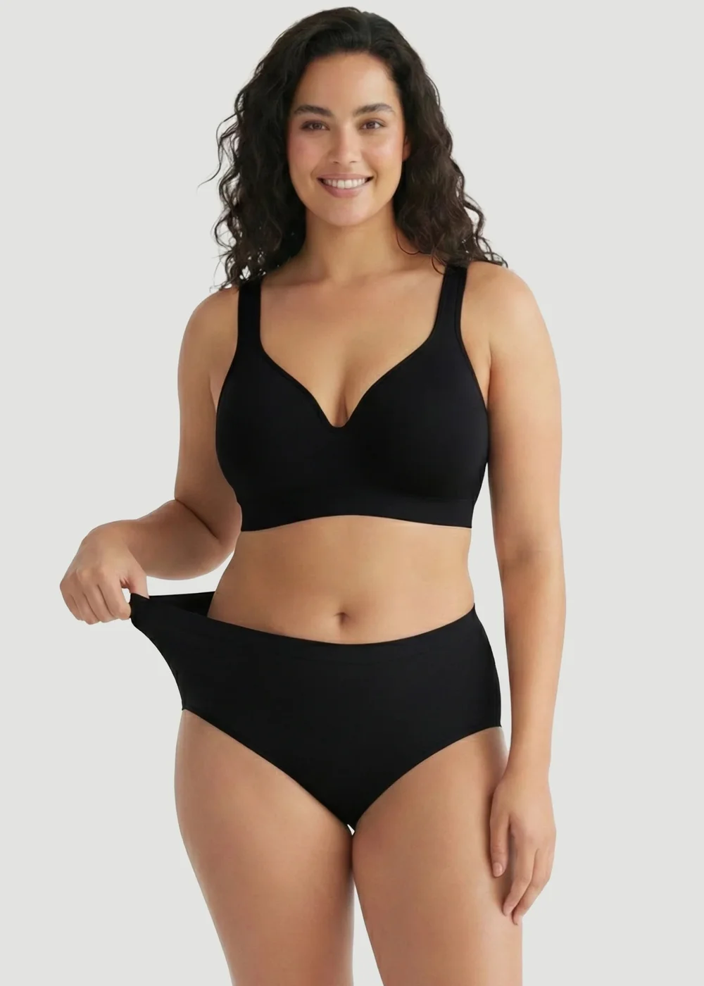 Conturve Black Period & Leakproof Bikini Underwear - XL Image 1